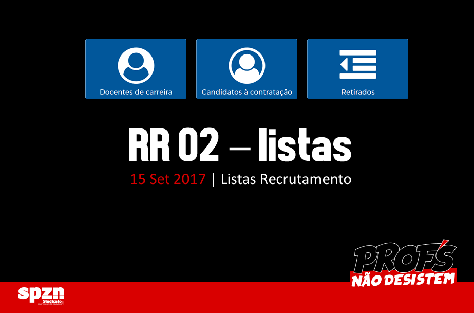 RR 02 - Listas de Recrutamento (15 set 2017)