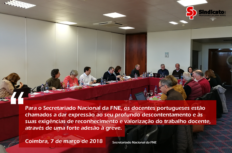 Declaração do Secretariado Nacional da FNE