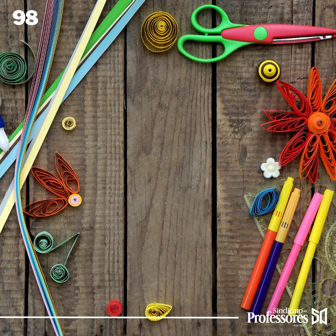 98 - QUILLING – UMA TÉCNICA DE DOBRAR PAPEL - (Regime E-learning) 