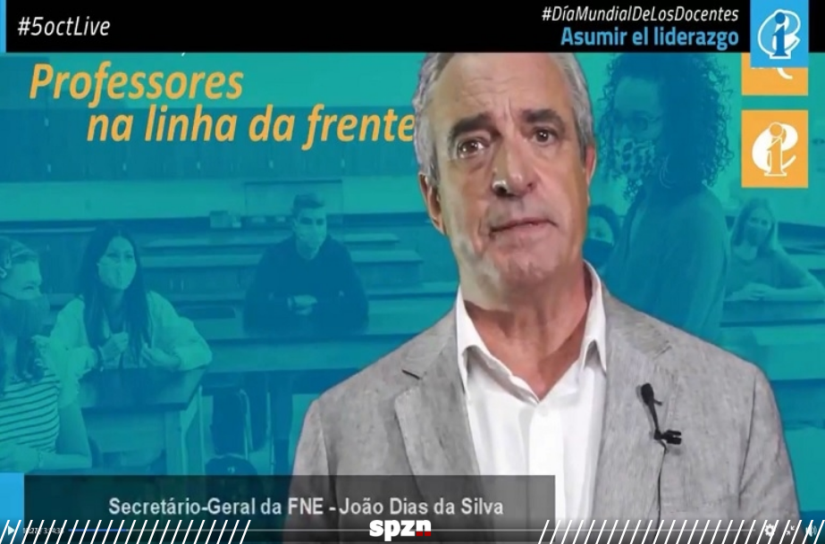Secretário-Geral da FNE representa professores portugueses