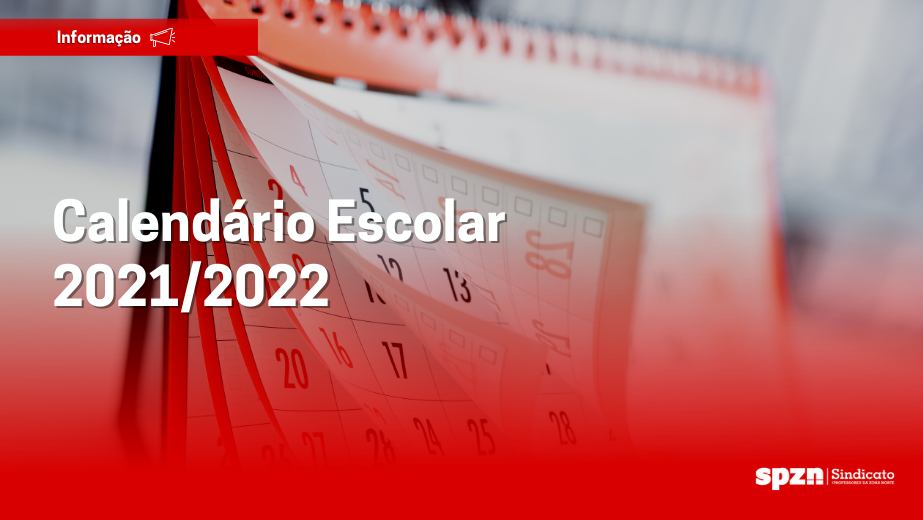 Calendário escolar 2021-2022