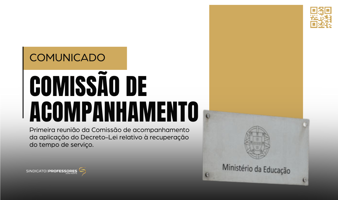 Primeira reunião da Comissão de acompanhamento da aplicação do Decreto-Lei relativo à recuperação do tempo de serviço