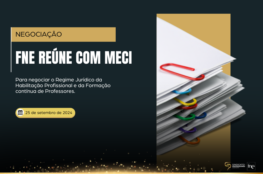 FNE reúne com MECI no dia 25 de setembro