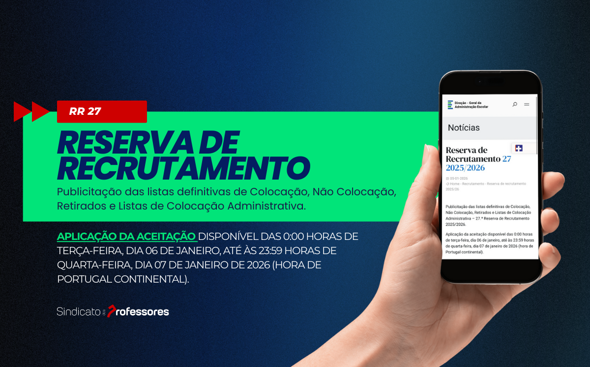 Reserva de Recrutamento 27 2025/2026