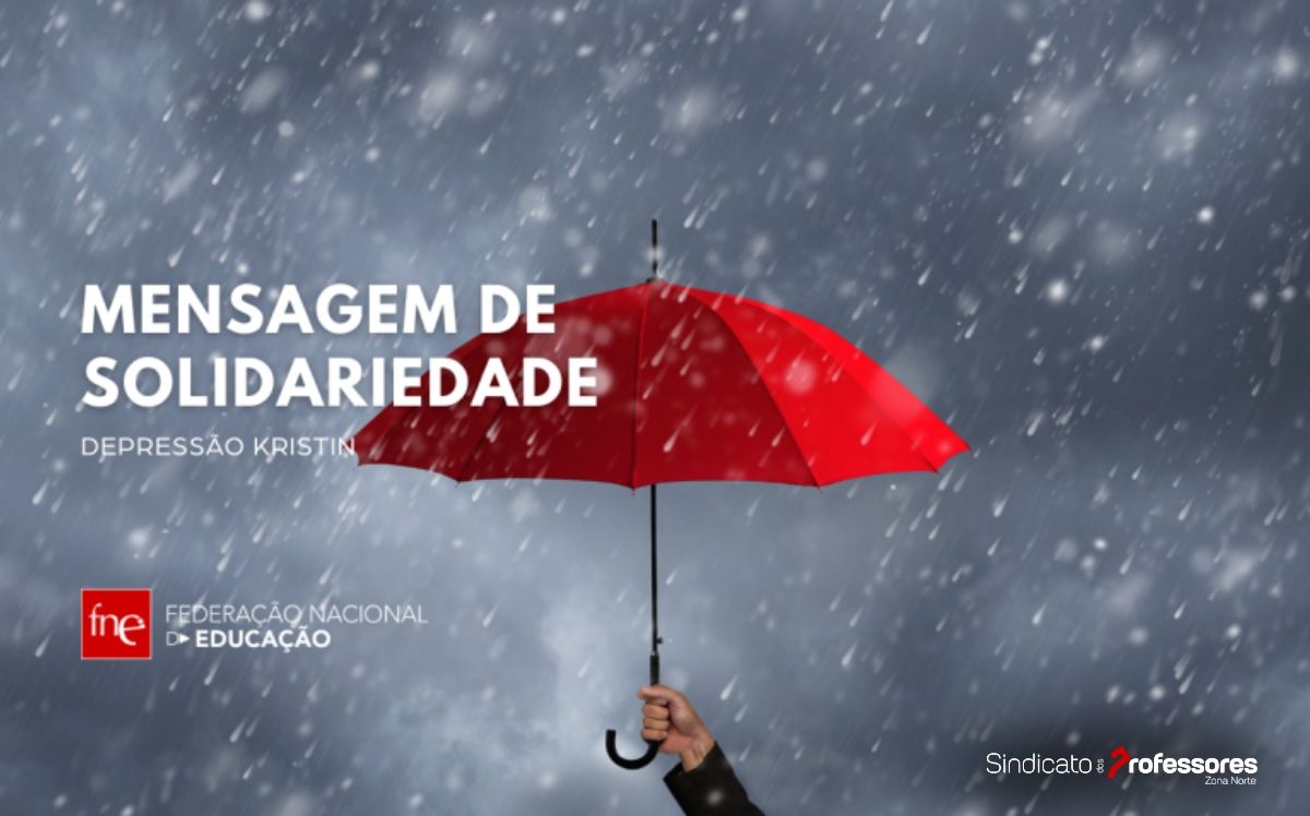 Mensagem de Solidariedade da FNE - Depressão Kristin