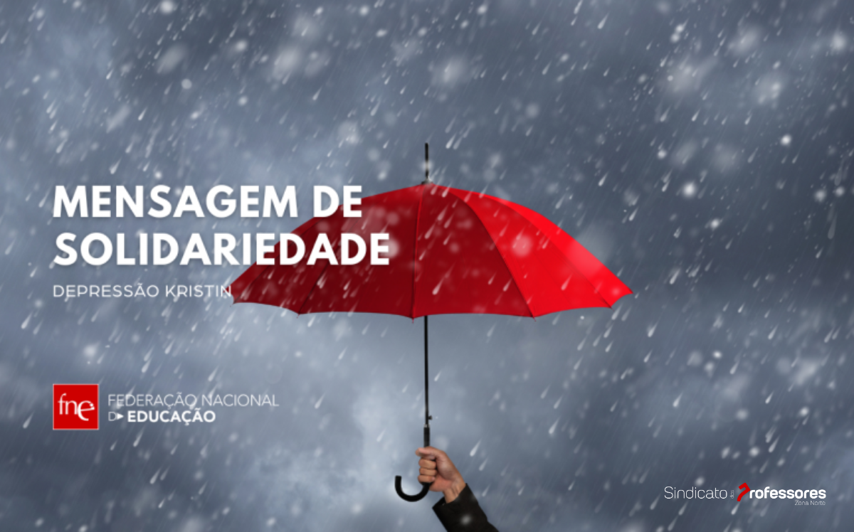 Mensagem de Solidariedade da FNE - Depressão Kristin