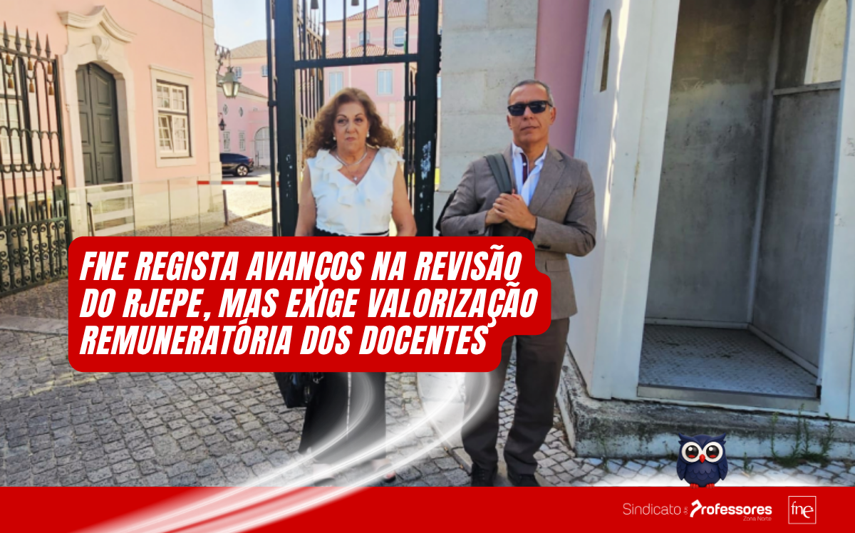FNE regista avanços na revisão do RJEPE, mas exige valorização remuneratória dos docentes