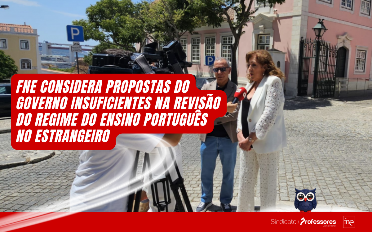 FNE considera propostas do Governo insuficientes na revisão do regime do Ensino Português no Estrangeiro