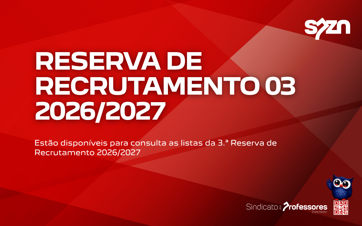 Reserva de Recrutamento 3 – 2026/2027
