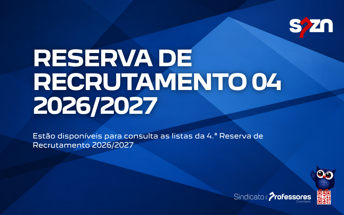 Reserva de Recrutamento 4 – 2026/2027